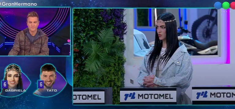 Gabriela de Gran Hermano habría hecho trampa para ganar la moto (Foto: captura de X).