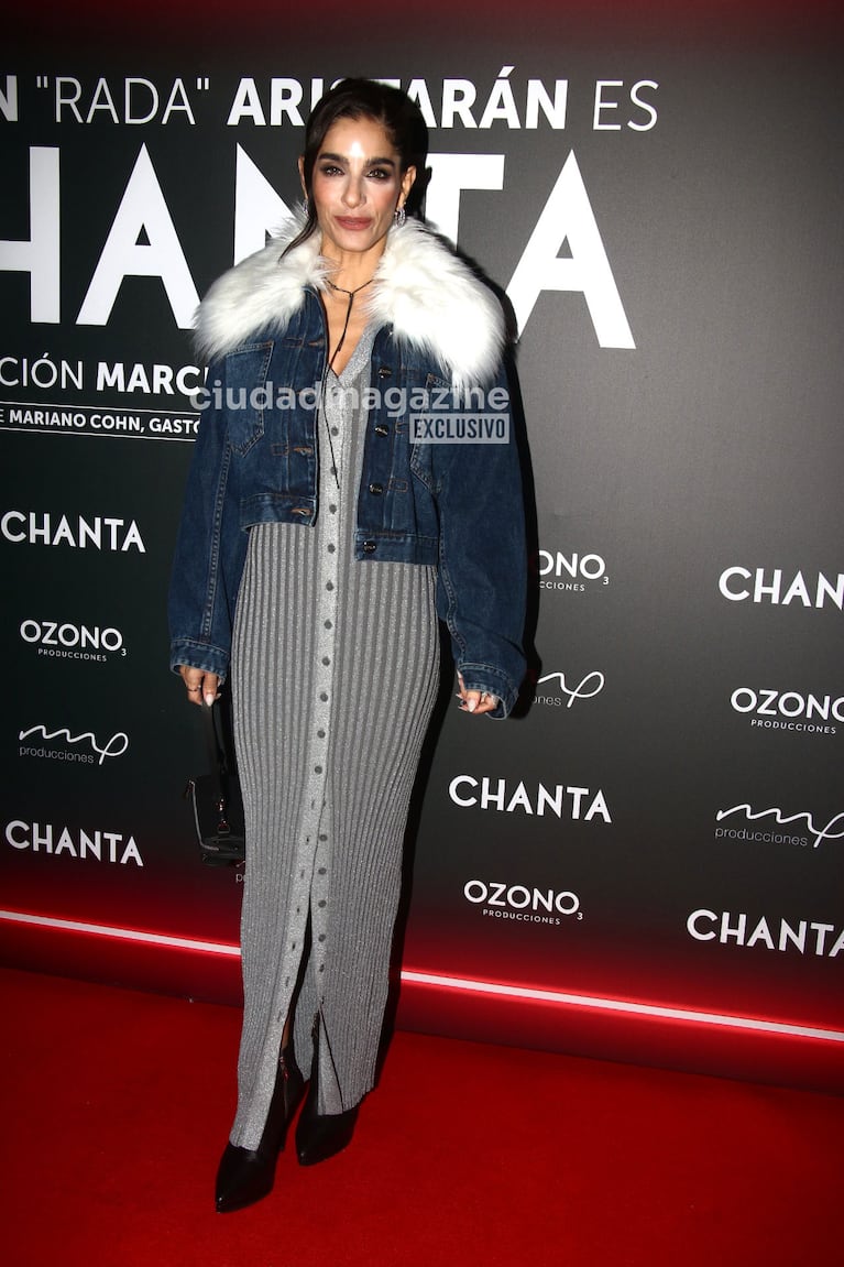Gabriela Sari en el estreno de Agustín 'Soy Rada' Aristarán (Foto: Movilpress).