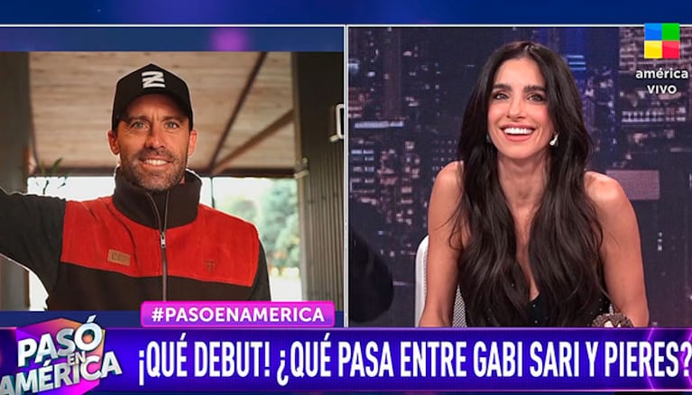 Gabriela Sari habló del rumor de romance con Facundo Pieres (Captura de pantalla de América TV)