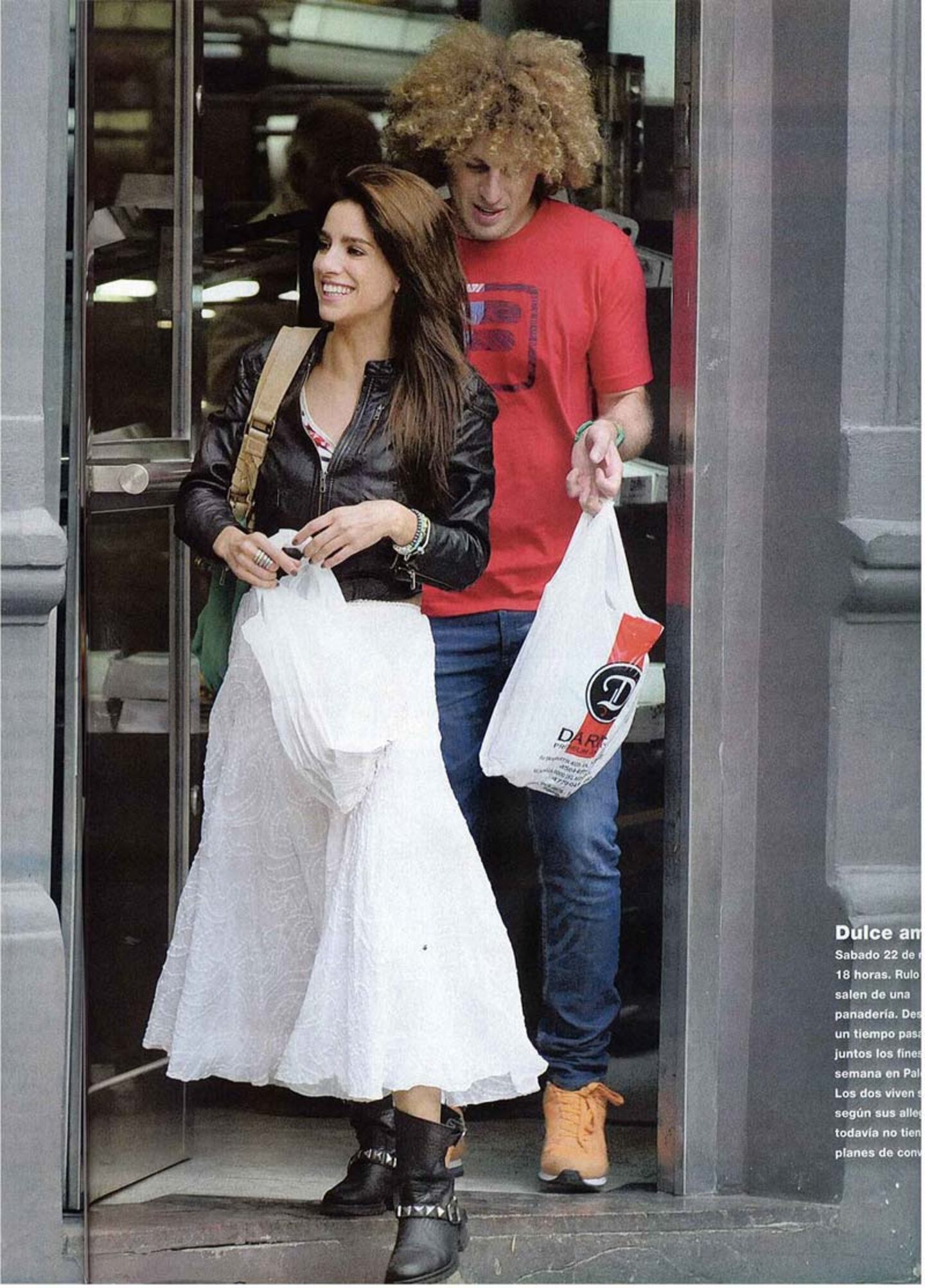 Gabriela Sari y Rulo de CQC, juntos. (Foto: revista Paparazzi)