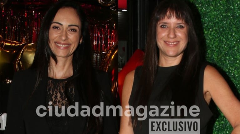 Gabriela Sobrado y Mica Levitt en el festejo por los 20 años de Mshow (Foto: Movilpress).