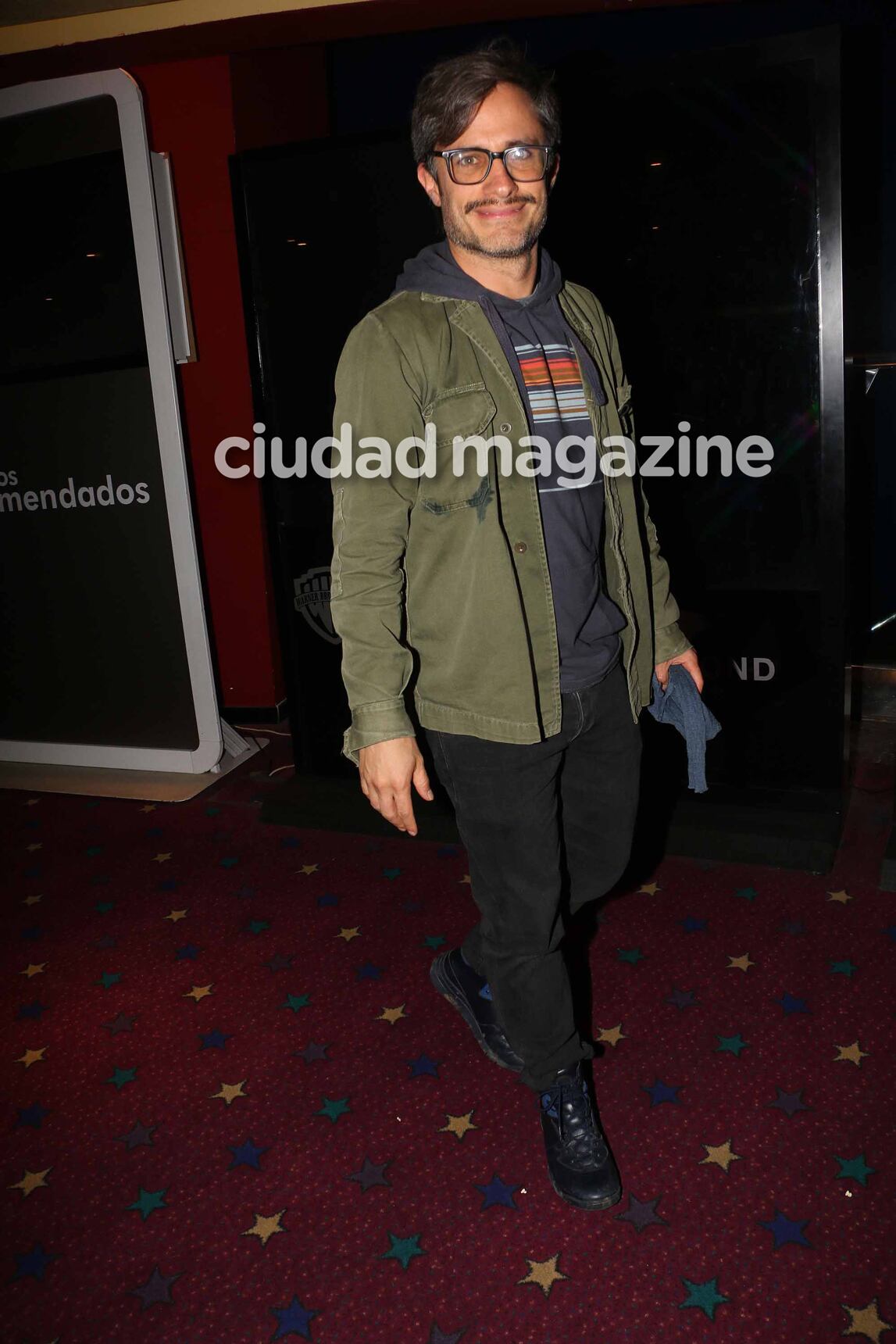 Gael García Bernal en la avant premier de La Reina del Miedo. (Foto: Movilpress)