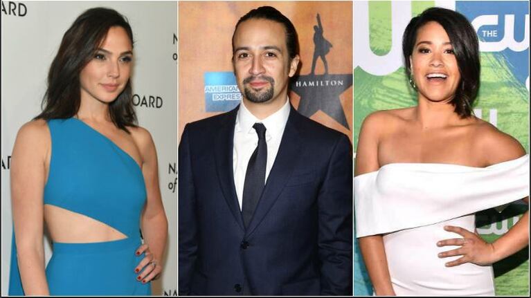 Gal Gadot, Gina Rodríguez y Lin-Manuel Miranda, presentadores para los Óscar