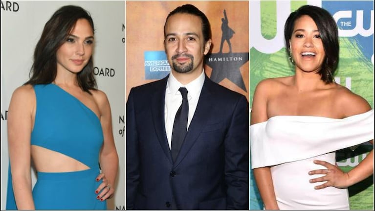 Gal Gadot, Gina Rodríguez y Lin-Manuel Miranda, presentadores para los Óscar