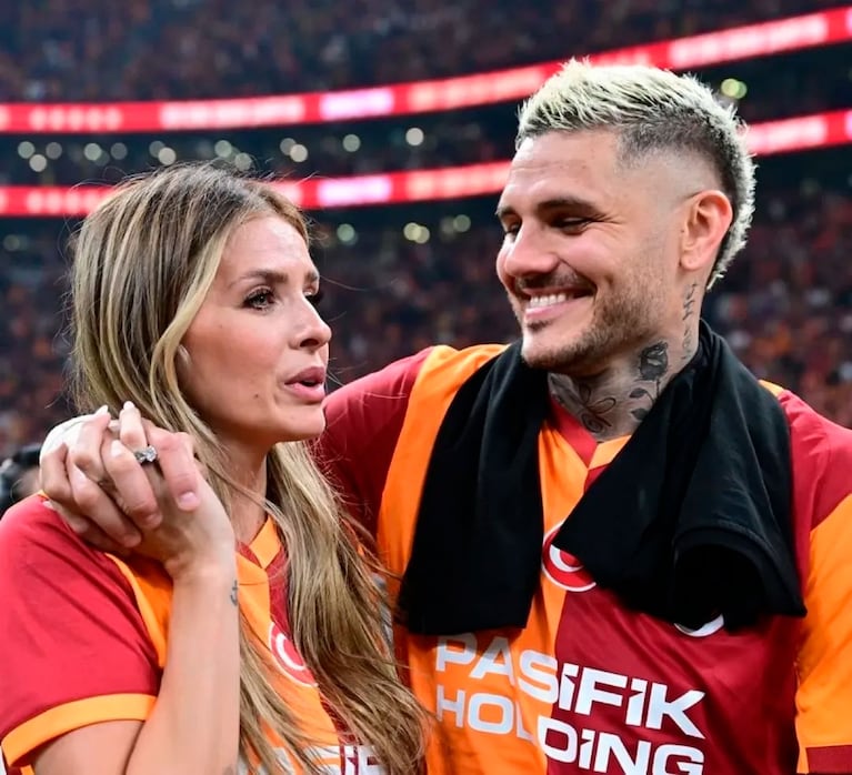 Galatasaray: Mauro Icardi es campeón y celebró junto a la China Suárez (fotos del Instagram chinitafcoesp_)