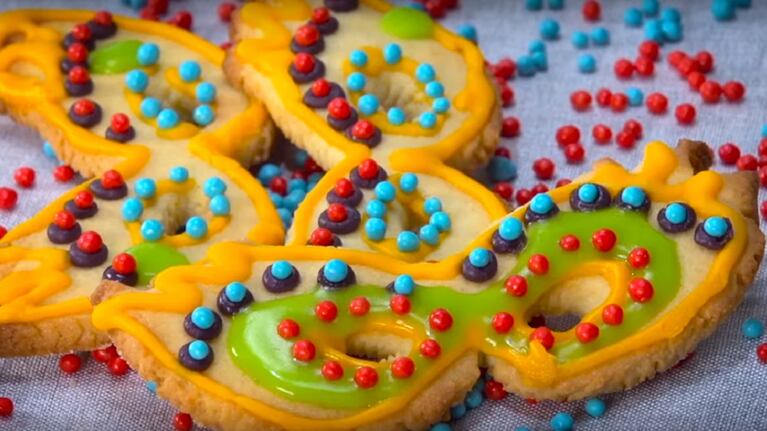 Galletitas antifaz: una receta sencilla para divertir a los chicos