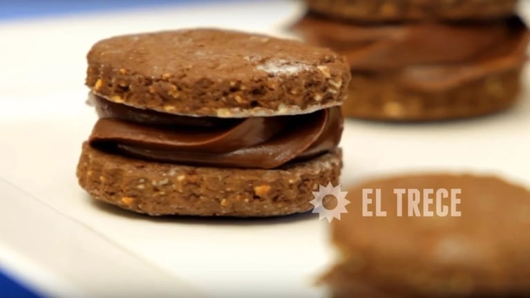Galletitas de chocolate rellenas, recetas