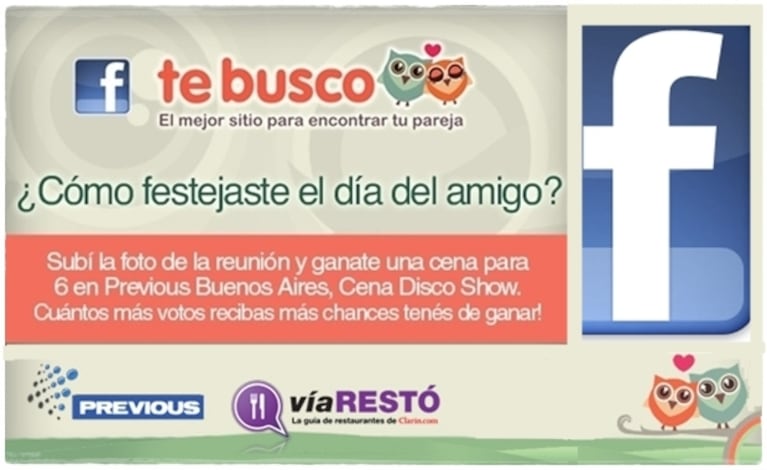 Ganá una cena para 6 personas con TeBusco