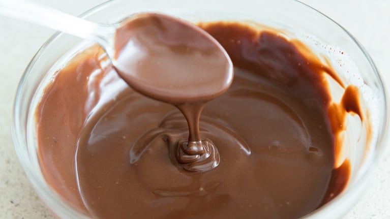 Ganache de chocolate, un insumo preponderante para esta receta. Foto: Cucinare TV