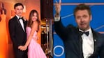 García Moritán, Pampita y Vicuña, protagonistas de un momento incómodo.