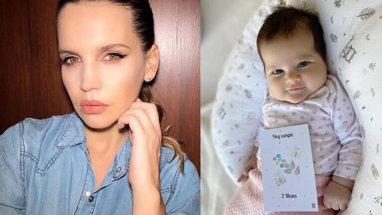 Garciarena, angustiada porque por el coronavirus todavía nadie pudo conocer a su bebita.