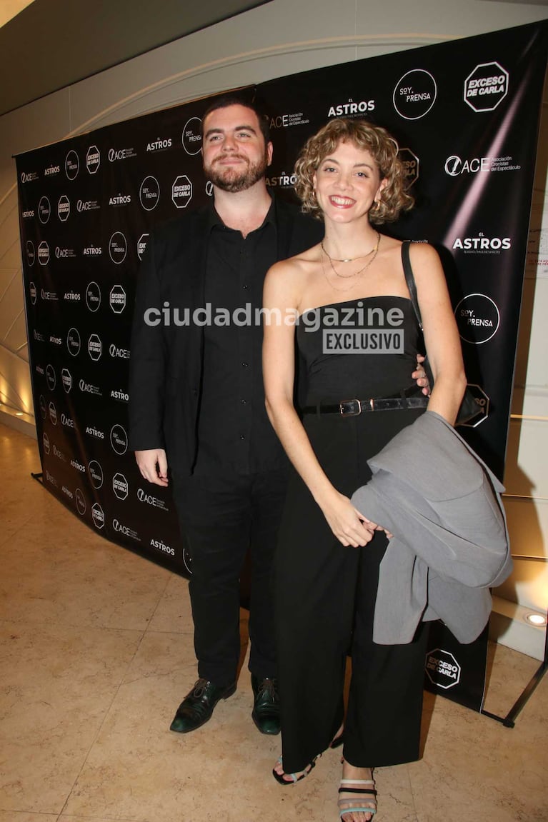 Gastón Cocchiarale y acompañante (Foto: Movilpress)