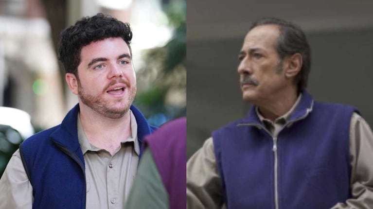 Gastón Cocchiarale y Guillermo Francella (Fotos:: gentileza Disney+)