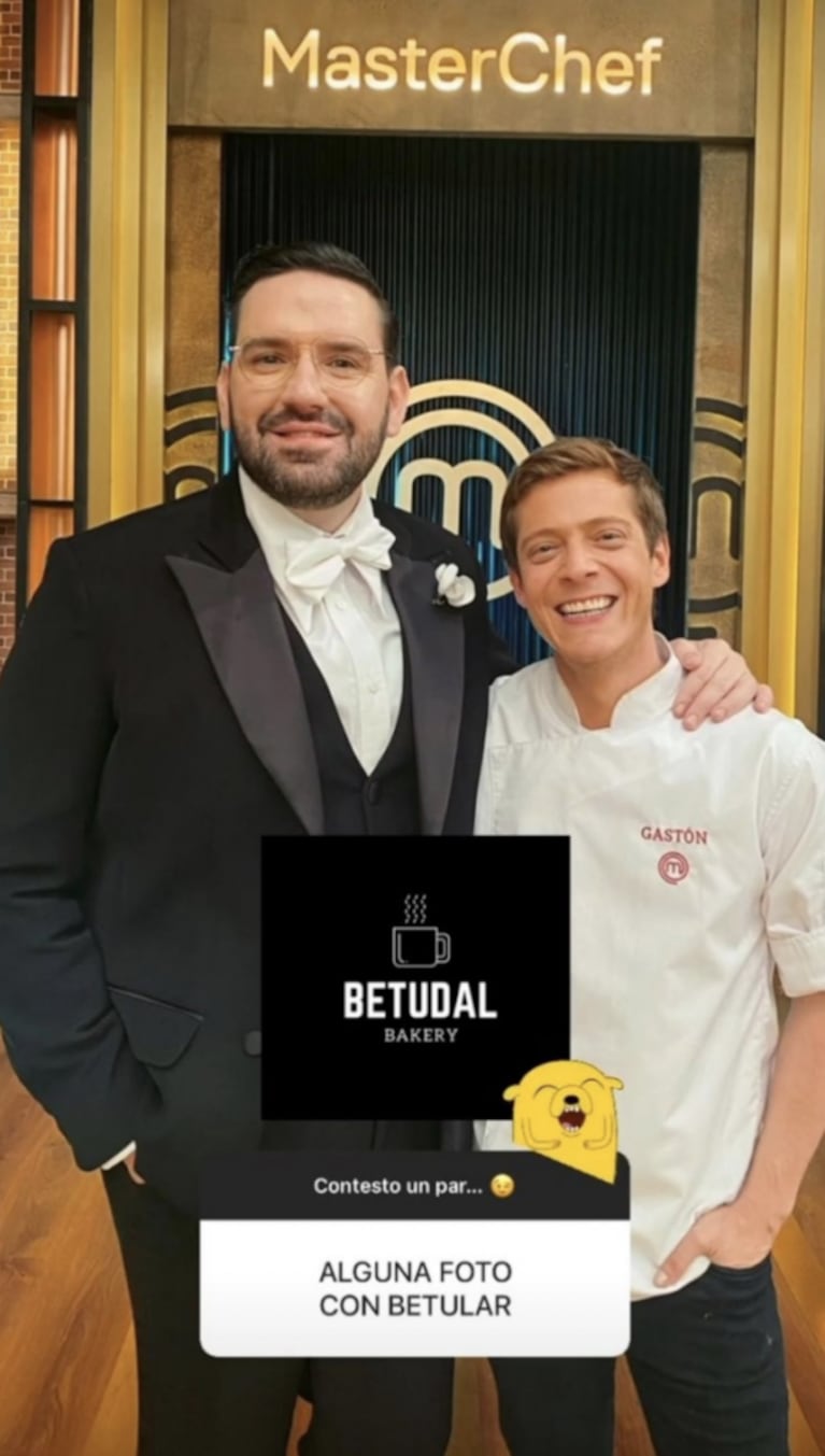 Gastón Dalmau reveló que abrirá una pastelería con Damián Betular tras haber ganado MasterChef Celebrity