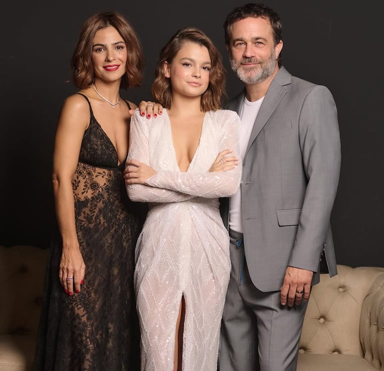 Gastón Pauls con Agustina Cherri y Muna, la hija de ambos. Foto: Instagram @gastonpauls22