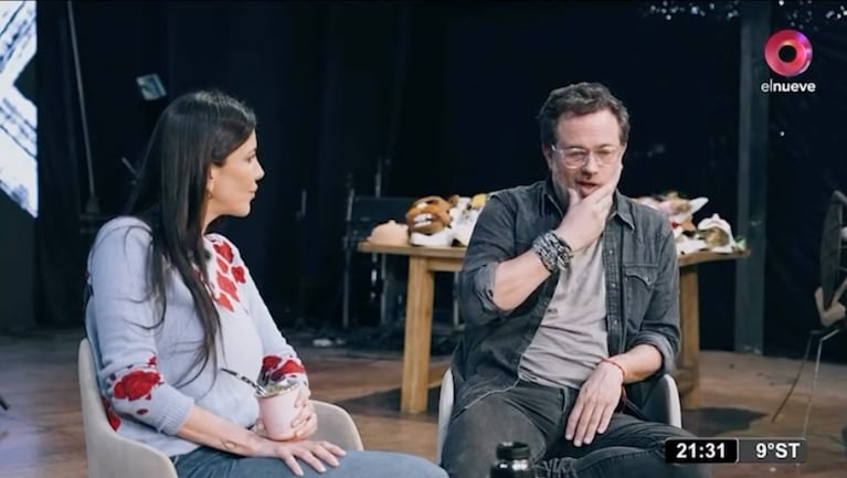 Gastón Pauls con Andrea Rincón en "Con todo respeto" (Captura: Canal 9)
