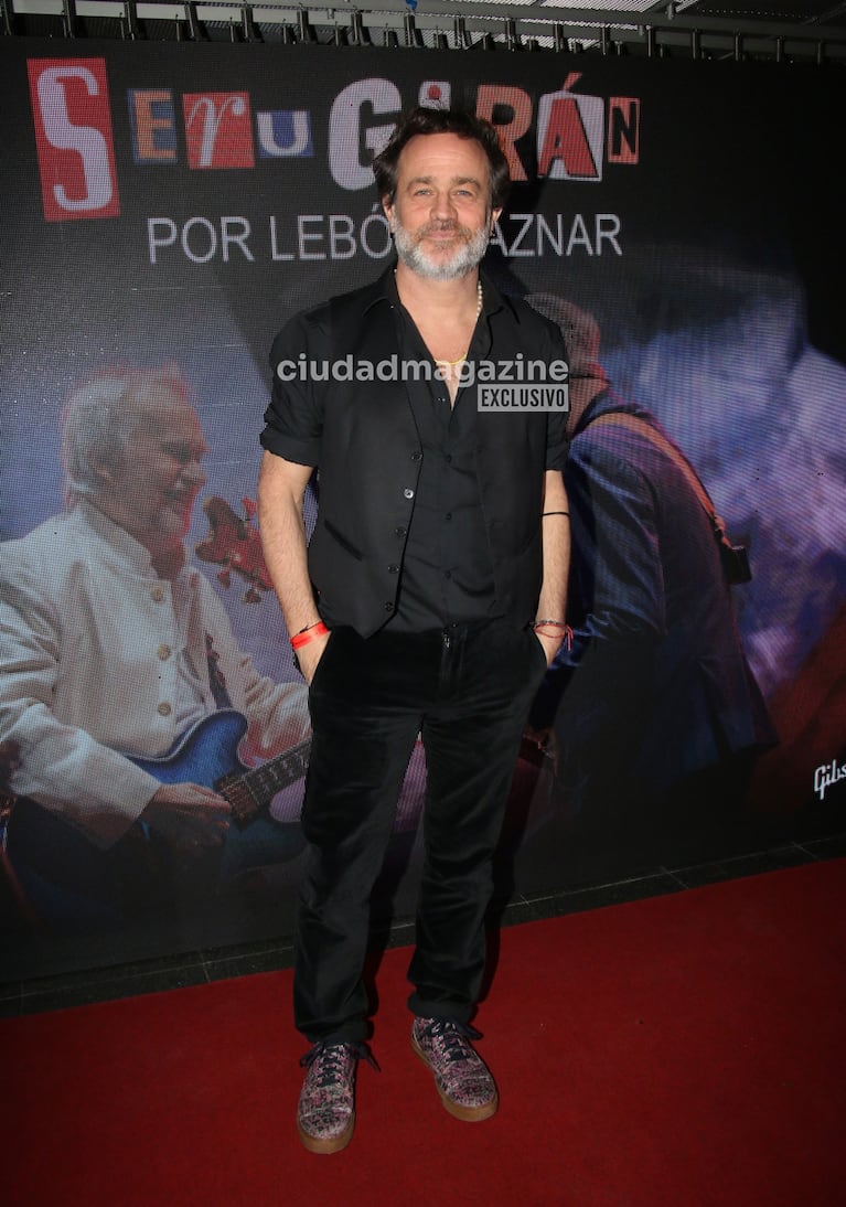 Gastón Pauls en el regreso de Serú Girán (Foto: Movilpress).
