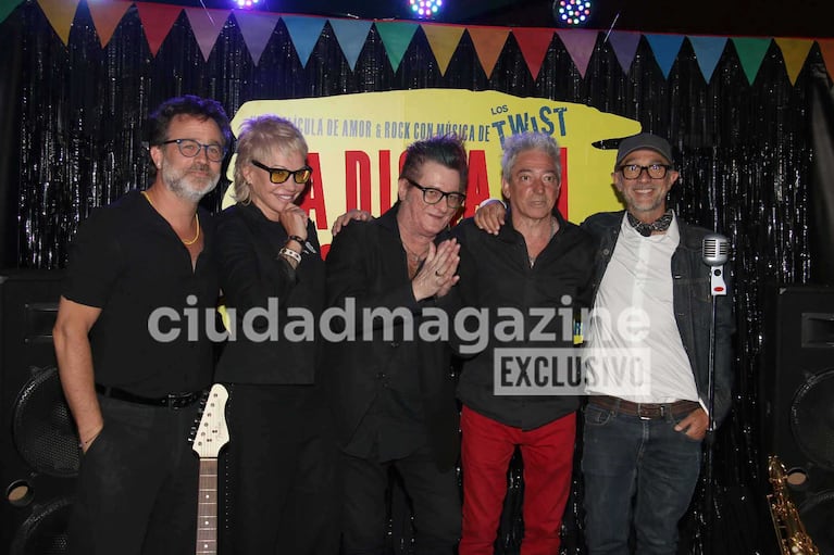 Gastón Pauls, Marcelo Moura con su esposa Andy, Pipo Cipolatti (Foto: Movilpress)