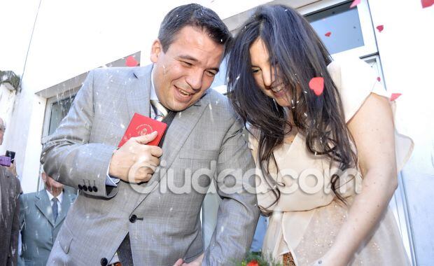 Gastón Recondo y Valeria, casados. (Foto: Jennifer Rubio-Ciudad.com)