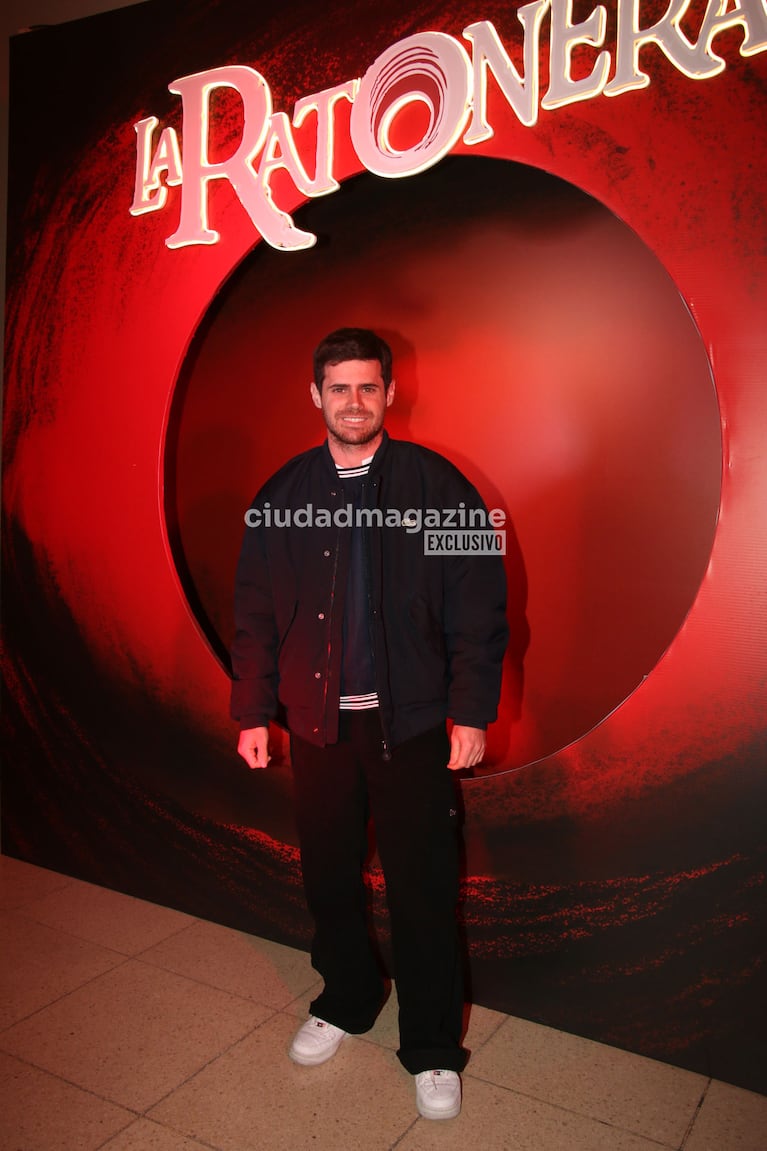 Gastón Soffritti en el estreno de La Ratonera (Foto: Movilpress).