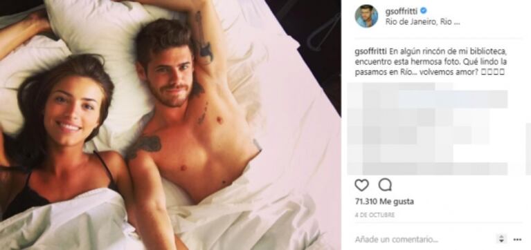 Gastón Soffritti, ¿separado de Agustina Agazzani tras un año de noviazgo?