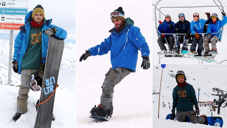 Gastón Soffritti viajó a Bariloche con un amigo: mirá sus días en la nieve (Foto: Staff TusPlacas.com)