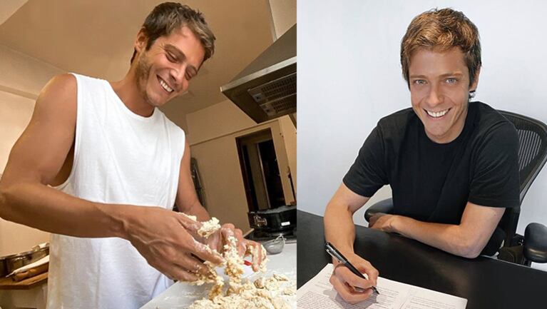 Gastón ya está practicando para romperla en MasterChef.