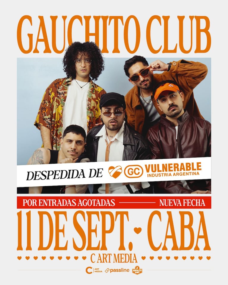 Gauchito Club agotó el C Art Media y suma nueva fecha en Buenos Aires (fotos de prensa)
