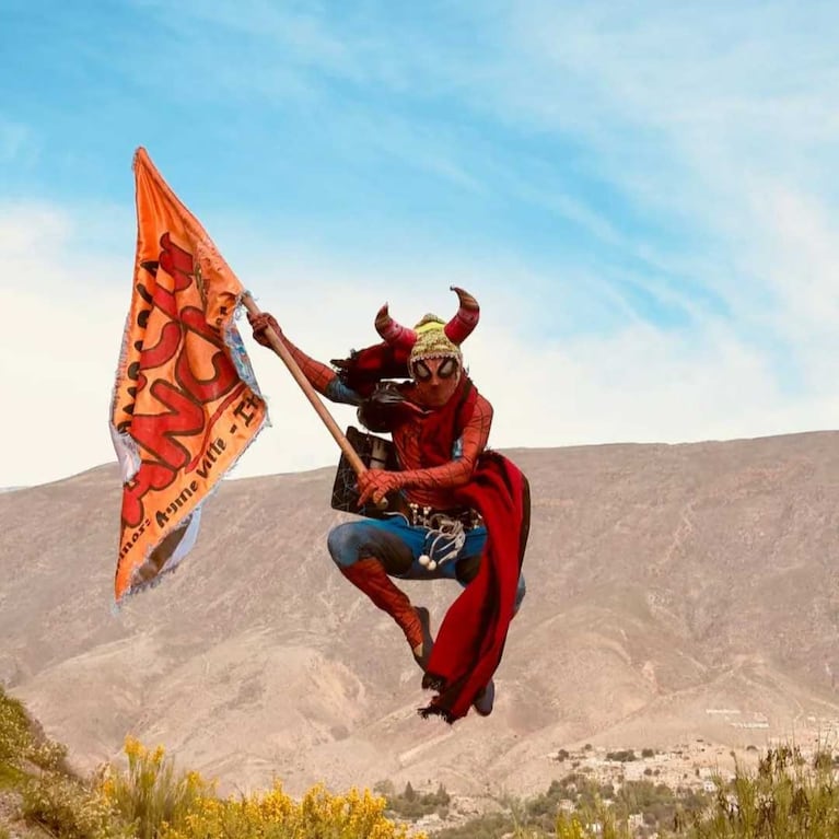 Gaucho Araña, la creación de Rubén Ojeda (Foto: Instagram @gauchoarania)