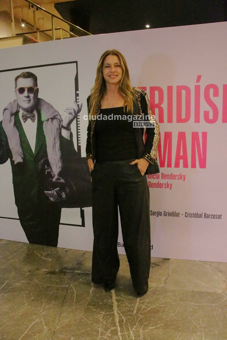Gege Neumann en el estreno de Gabriel Oliveri (Foto: Movilpress).