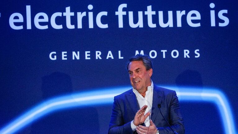 General Motors se asociará con Microsoft para acelerar el lanzamiento de sus vehículos eléctricos autónomos. Foto: AFP.