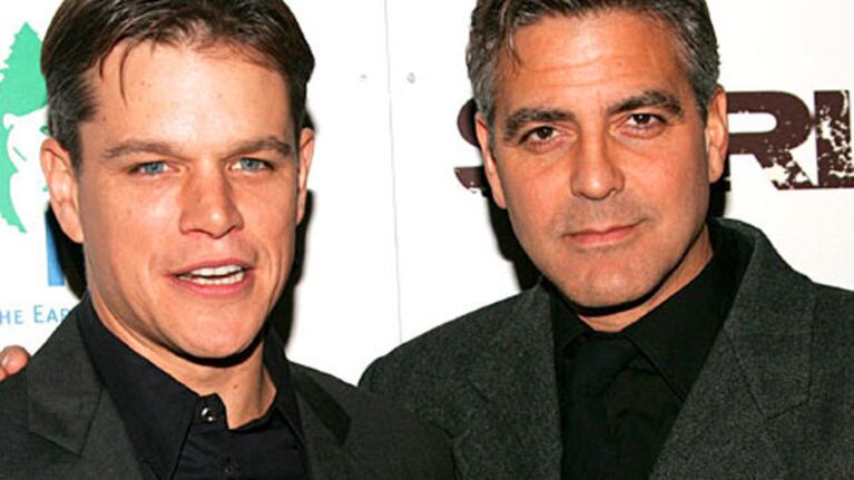 George Clooney eligió a Matt Damon como el padrino de su boda con Amal Alamuddin. (Foto: Web)