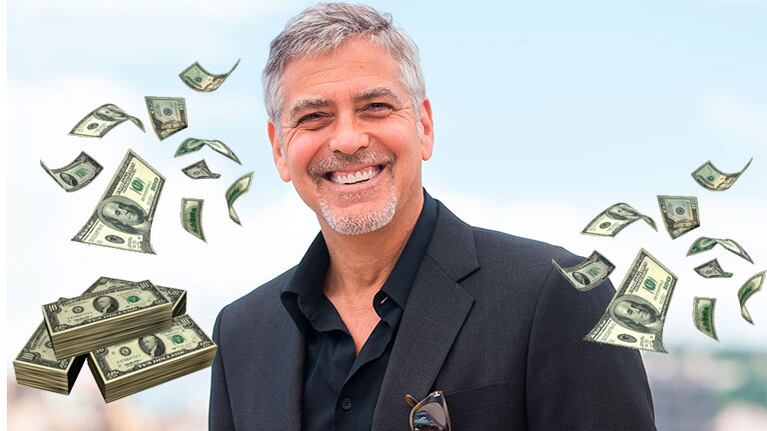 George Clooney les regaló un millón de dólares a sus 14 mejores amigos