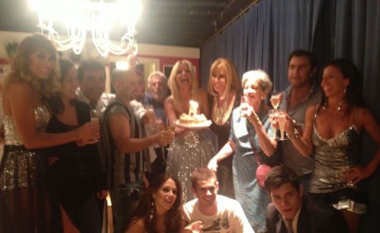 Georgina Barbarossa en su cumpleaños. (Foto: Alejandra Benevento prensa)