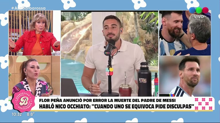 Georgina Barbarossa explotó por Mariana Brey y Diego Brancatelli.