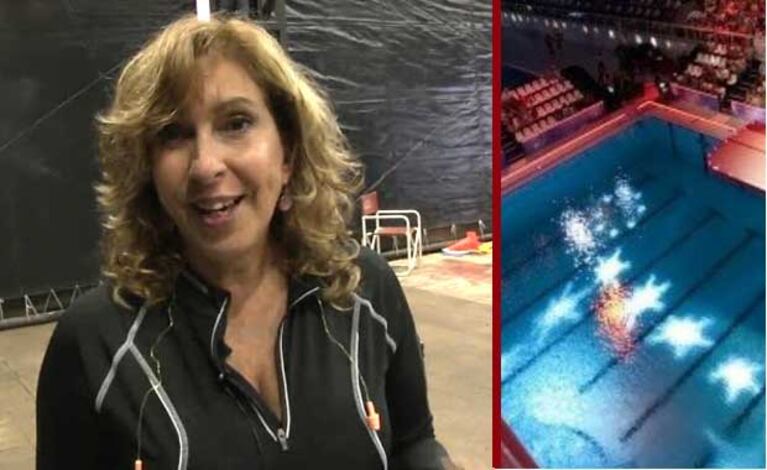 Georgina Barbarossa palpitó su debut en Celebrity Splash (Foto: Web).