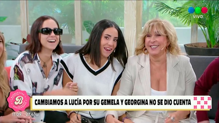 Georgina Barbarossa salió al aire con “algo” en la cara y descargó su enojo en vivo: “¿Cómo nadie me avisó?”