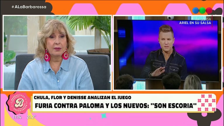 Georgina Barbarossa se mandó una tremenda “burrada” en vivo: la reacción de todo su equipo