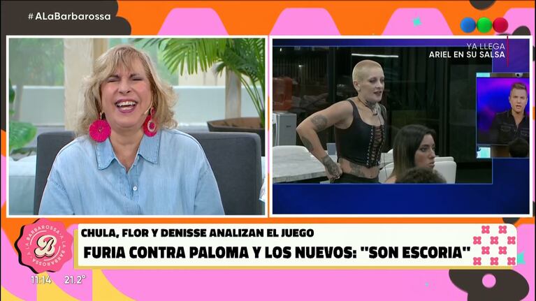 Georgina Barbarossa se mandó una tremenda “burrada” en vivo: la reacción de todo su equipo