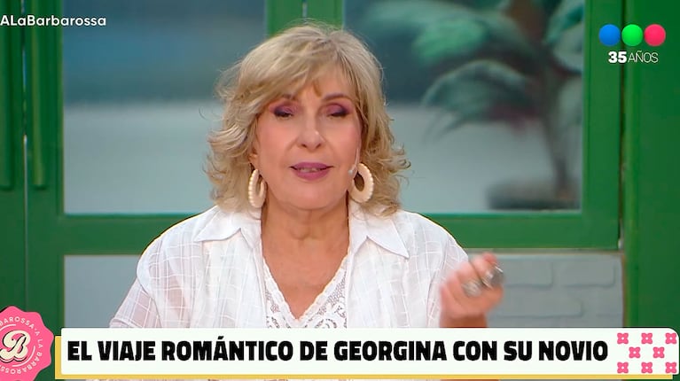 Georgina Barbarossa sorprendió con sus confesiones más íntimas (Foto: Telefe)