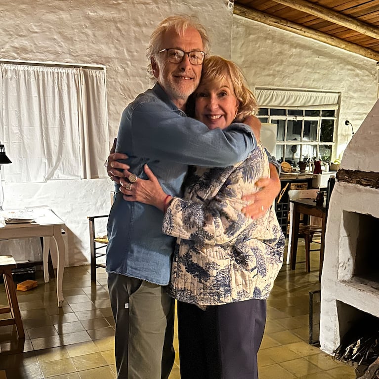 Georgina Barbarossa y Marcelo Trepat. (Foto: @geobarbarossa)