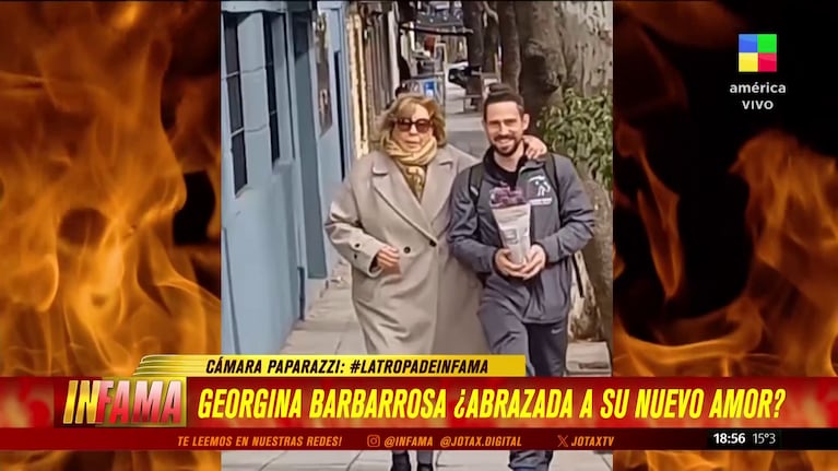 Georgina Barbarossa ¿y su nuevo novio?