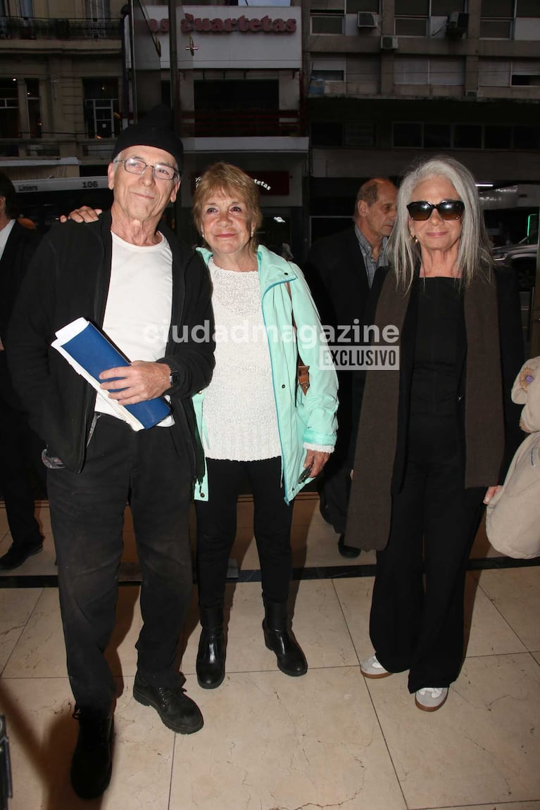 Gerardo Romano, Virginia Lago y Ana María Picchio (Foto: Movilpress)