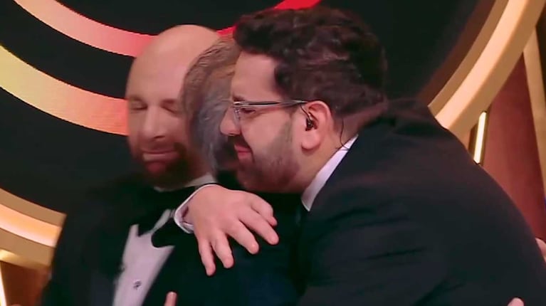 Germán Martitegui y Damián Betular despidieron a Donato de Santis de MasterChef Celebrity (Foto: captura Telefe)