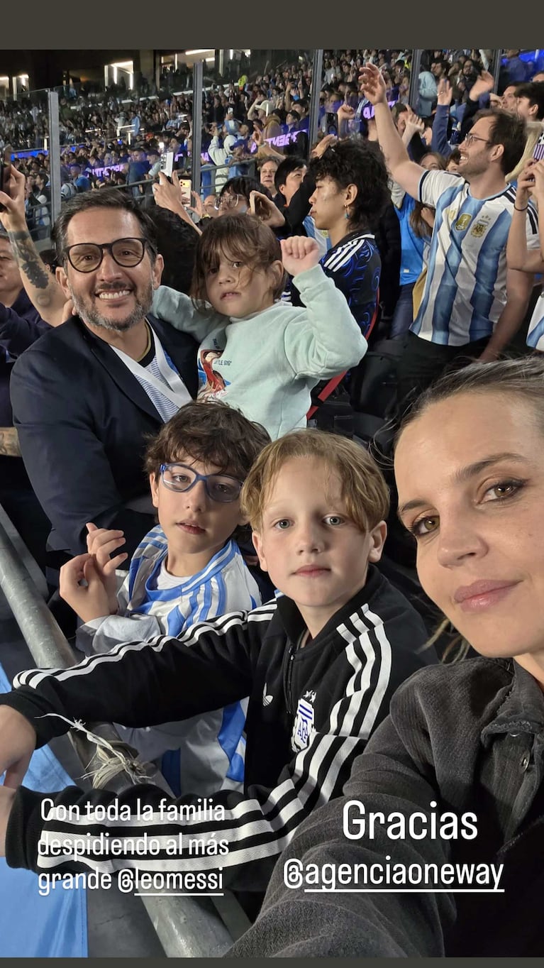 Germán Paoloski, Sabrina Garciarena y sus hijos (Foto: Instagram)