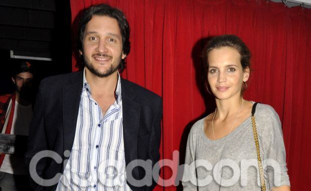 Germán Paoloski y Sabrina Garciarena asistieron juntos al recital (Foto: Jennifer Rubio). 