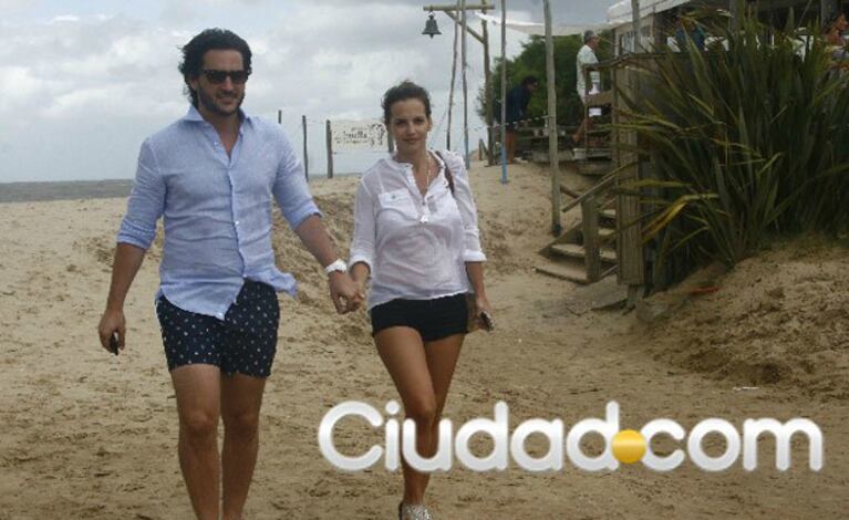 Germán Paoloski y Sabrina Garciarena, en Punta del Este (Foto: Ciudad.com).