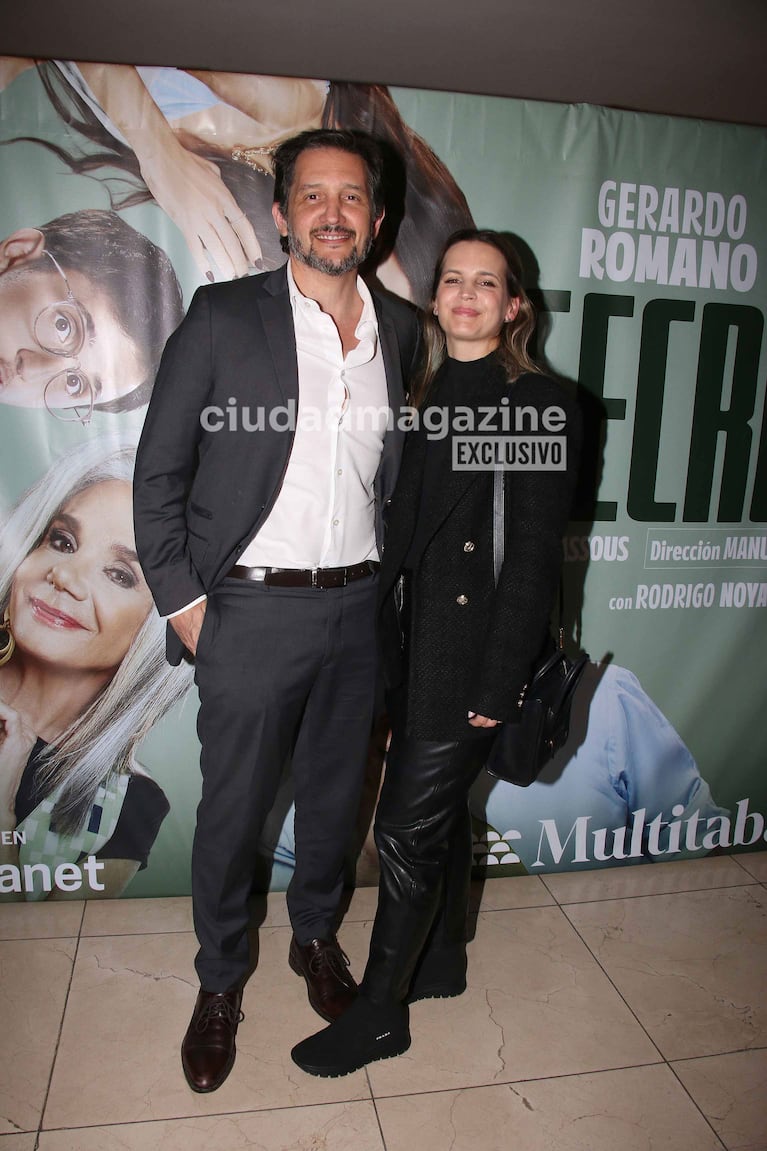 Germán Paoloski y Sabrina Garciarena fueron a ver Mi Secreto (Foto: Movilpress).