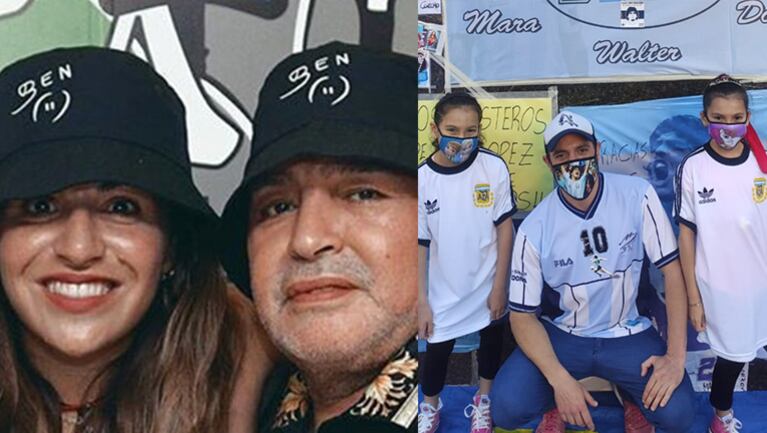 Gianinna le agradeció al fan de su papá que le puso a sus hijas "Mara" y "Dona".