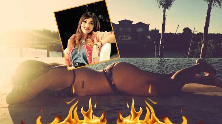 Gianinna Maradona calentó las redes sociales en bikini